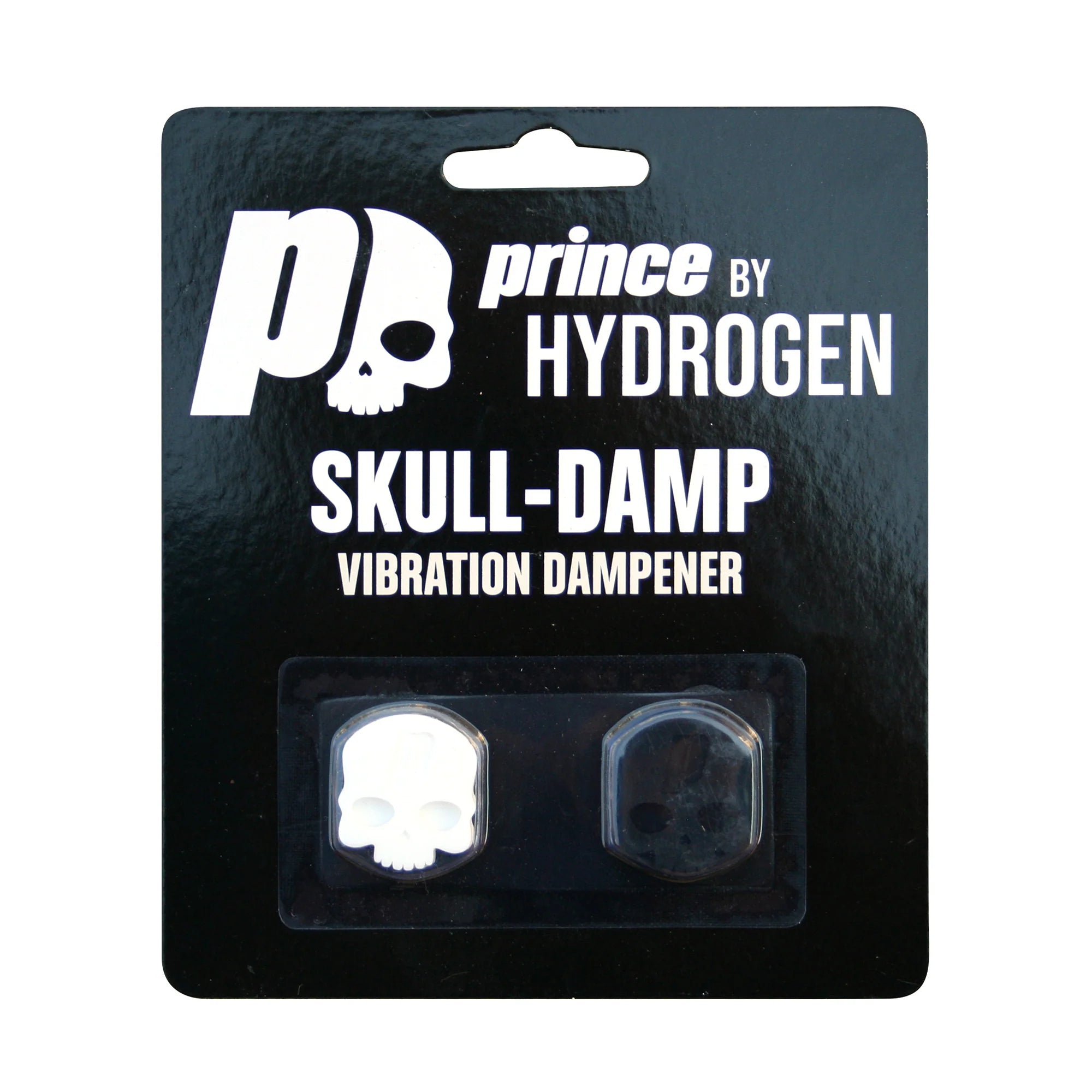 Antivibrador Prince Calabera Blanco Negro