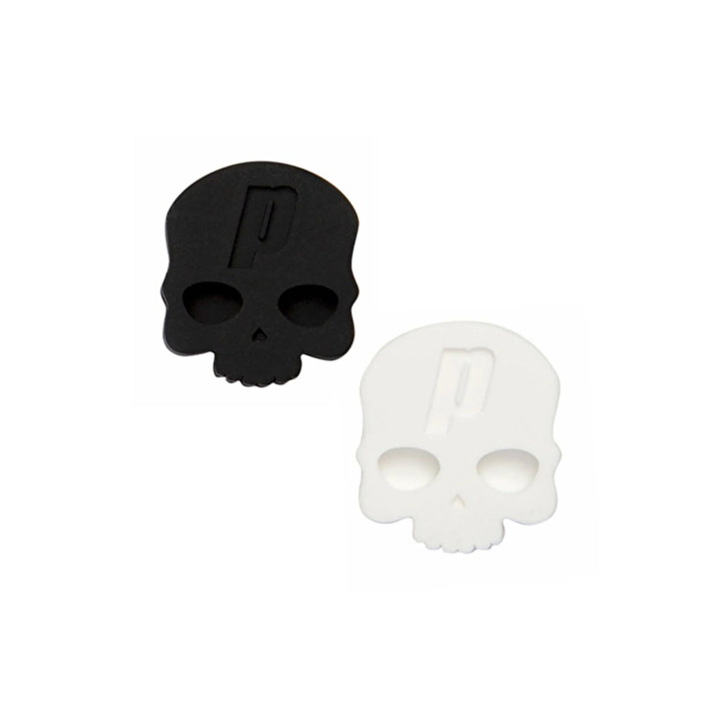 Antivibrador Prince Calabera Blanco Negro