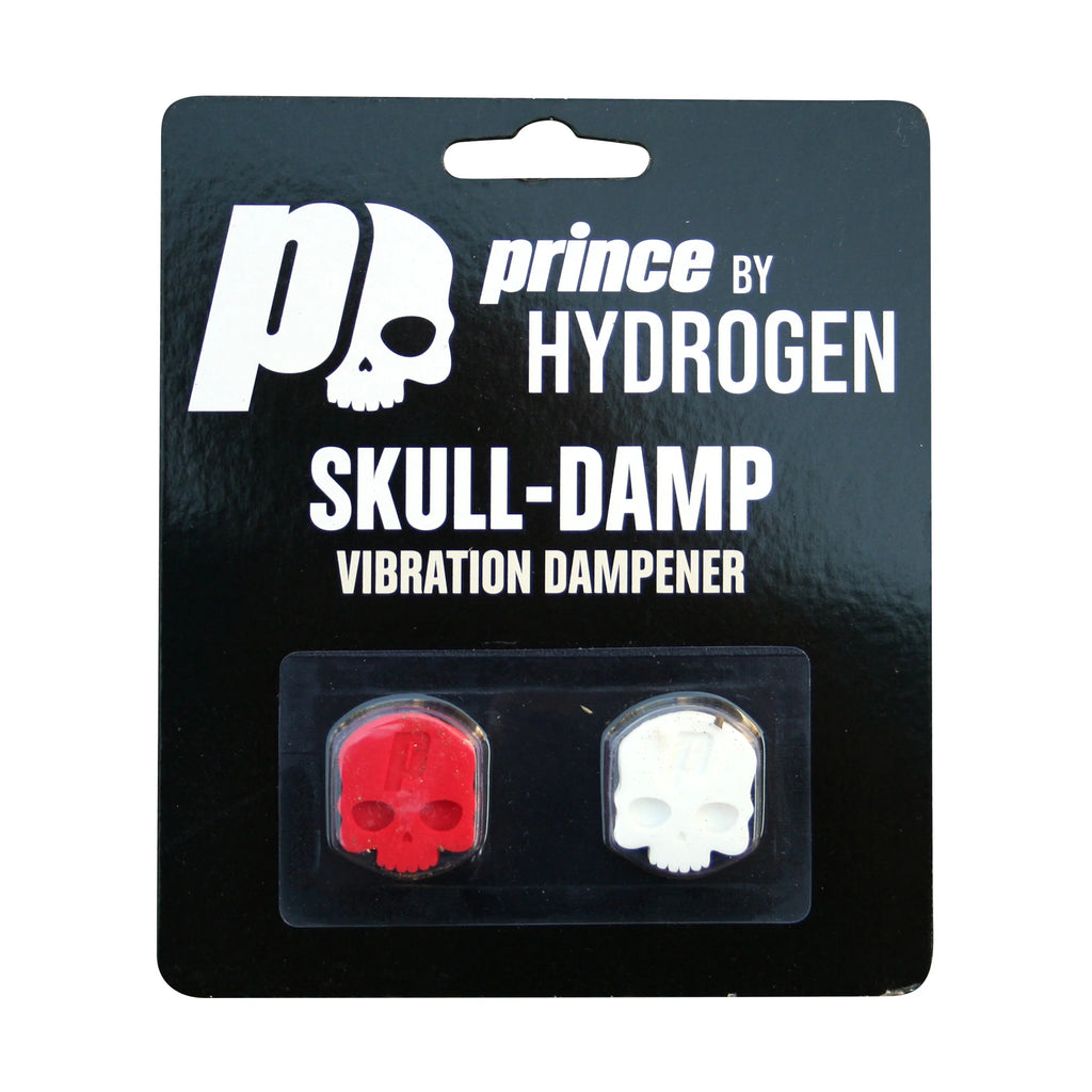 Antivibrador Prince Calabera Rojo Blanco