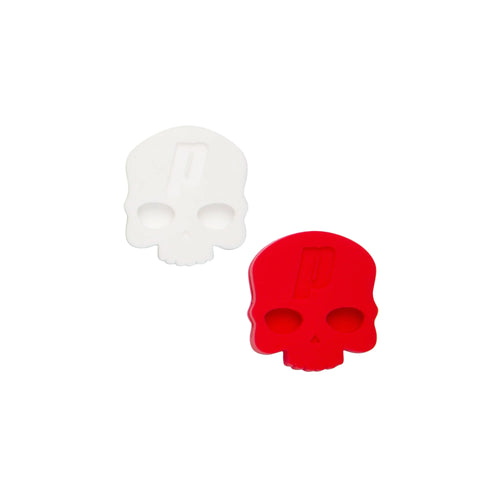 Antivibrador Prince Calabera Rojo Blanco