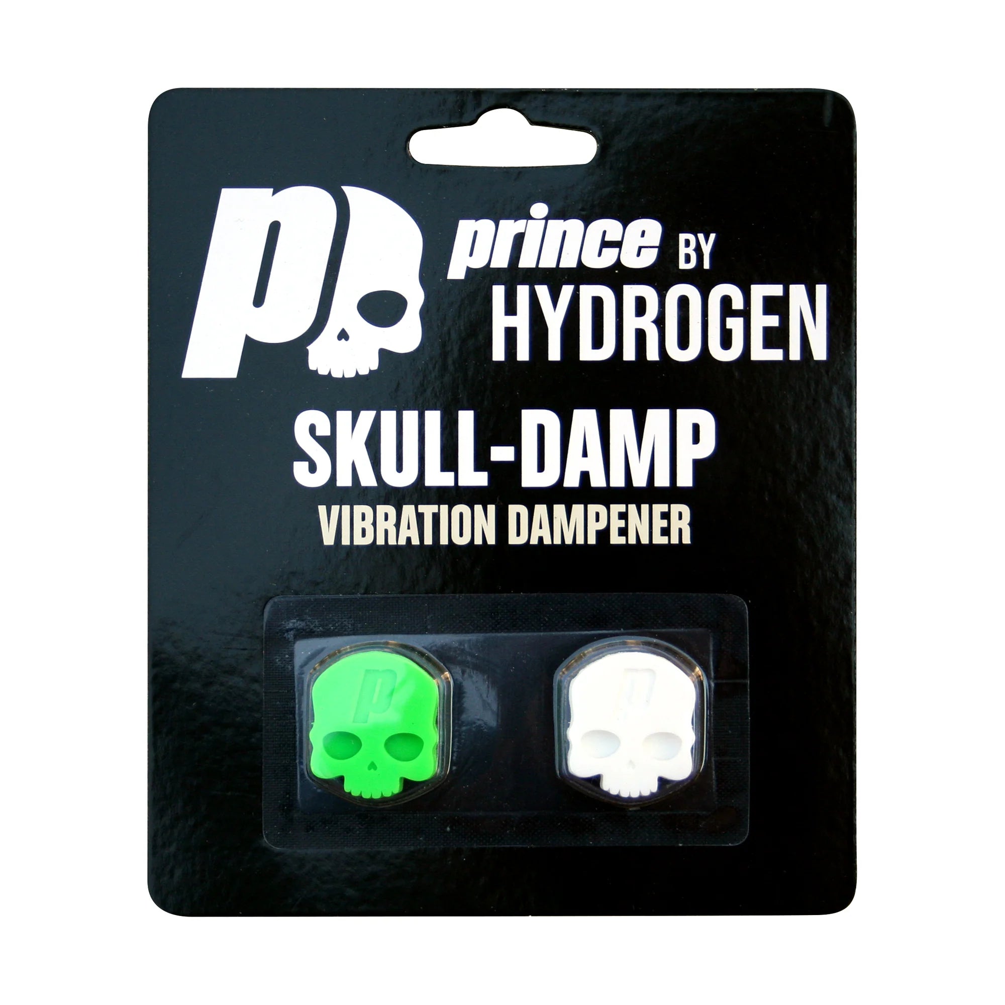 Antivibrador Prince Calabera Verde Blanco