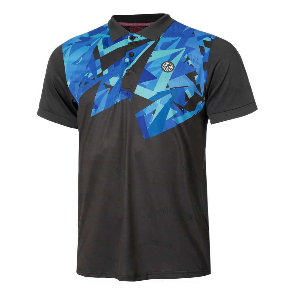 Polera Hombre Bidi Badu Spike Polo Men Dark Grey Blue Talla M