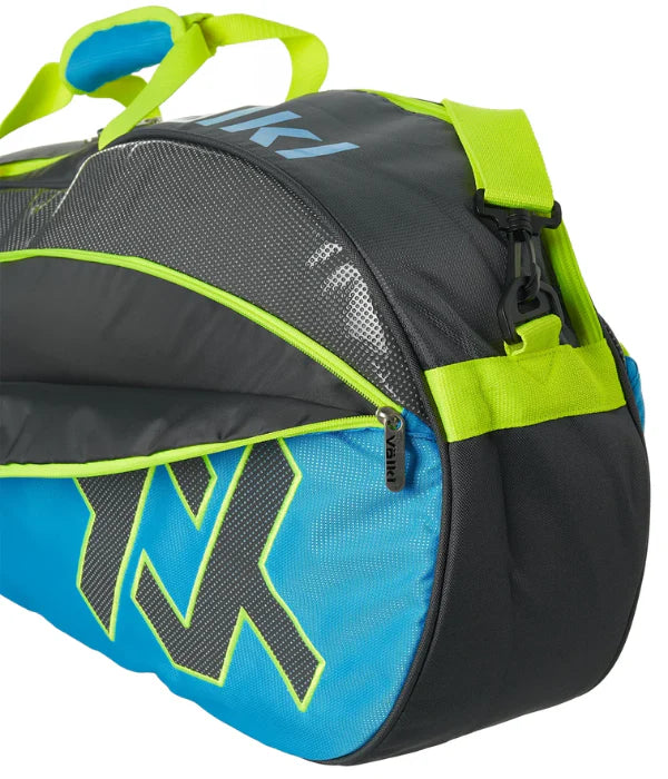 Bolso de Tenis Volkl Tour Pro Bag Azul Gris Amarillo 2 a 3 Raquetas