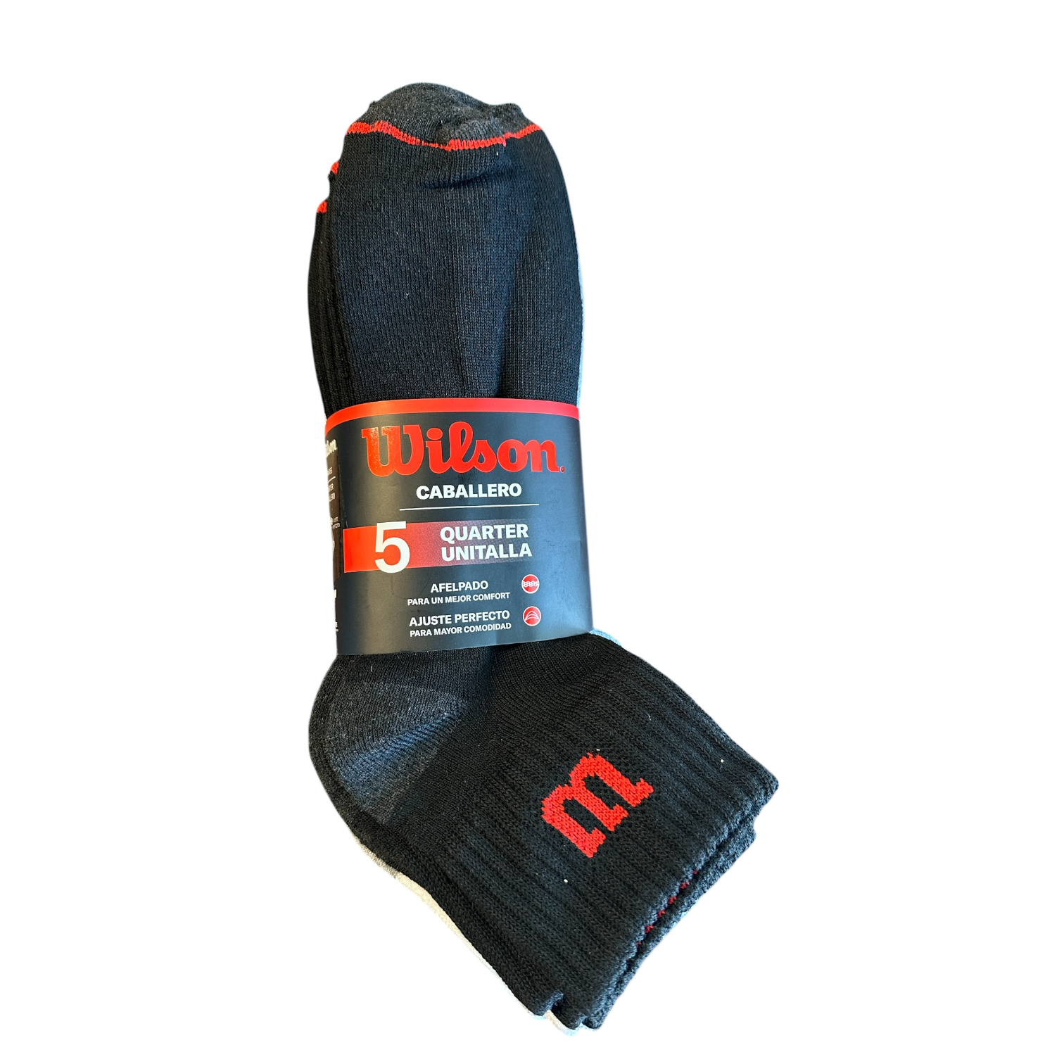 Calcetines Wilson Media Caña Unitalla 5 Pack