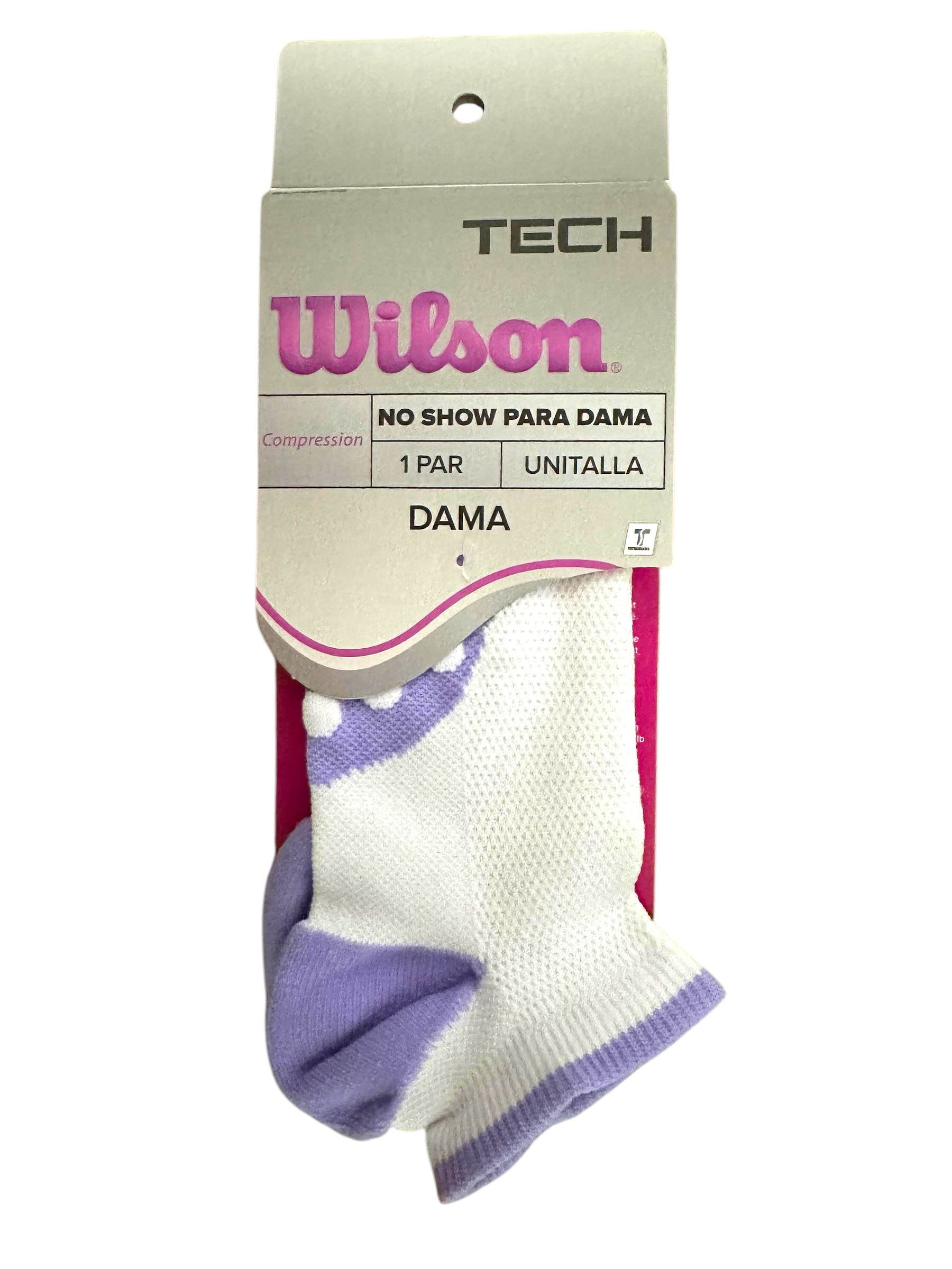 Calcetines Wilson Mujer 1 Pack Tin Blanco (35-38)