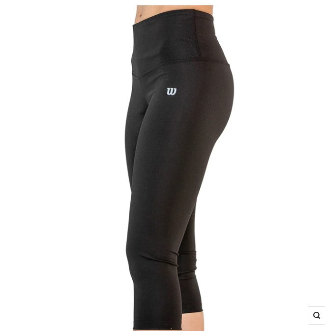 Calza Deportiva Mujer Wilson Cintura Alta Corta Licra L