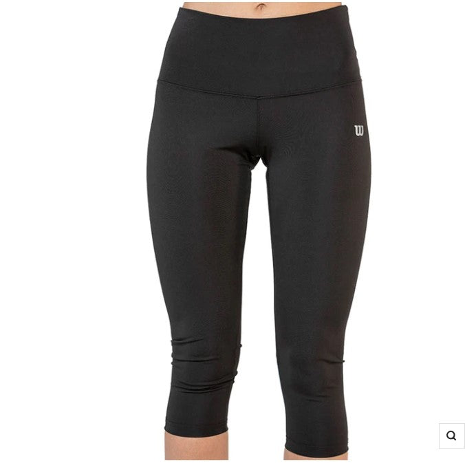 Calza Deportiva Mujer Wilson Cintura Alta Corta Licra L