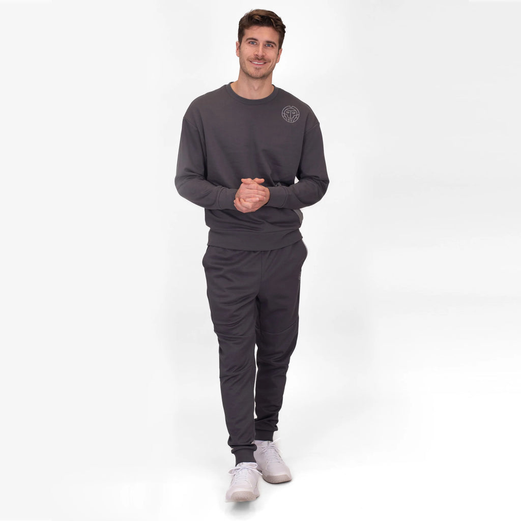 Poleron Hombre Bidi Badu Chill Crew Sweatshirt Men Dark Grey Talla L