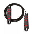 Cuerda De Salto Nylon Negra/Roja