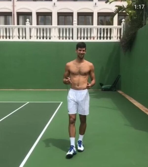 Cuerda De Salto Nylon Negra/Roja