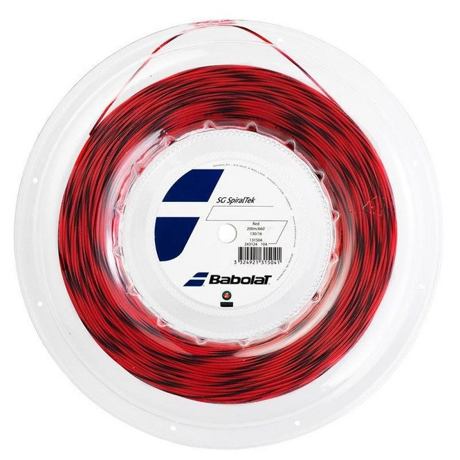 Cuerda de Tenis Babolat Spiralteck Red 1.25mm 200 mts