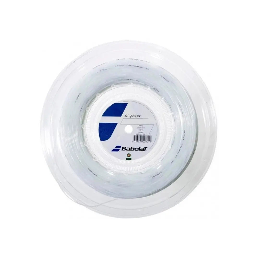 Cuerda de Tenis Babolat Spiralteck White 1.25mm 200 mts