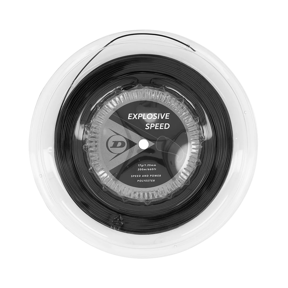 Cuerda de Tenis Dunlop Explosive Spin 1.25mm 200 mts