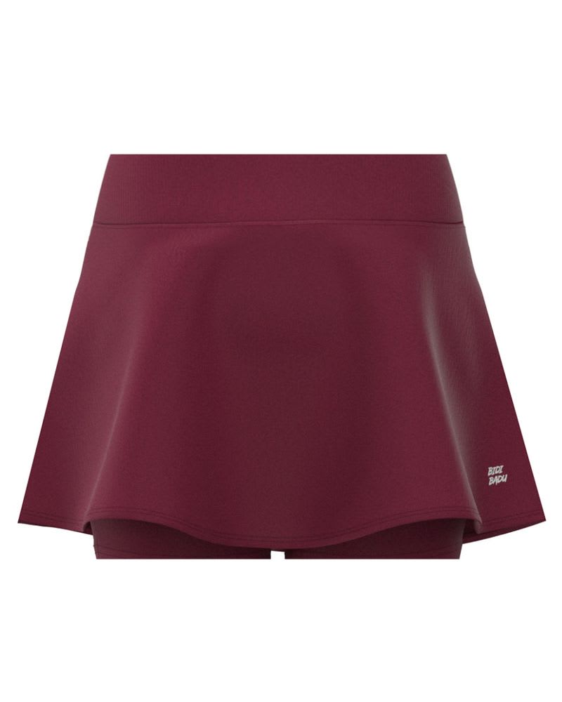 Falda Bidi Badu Protected Leafs Wavy Bordeaux Talla S