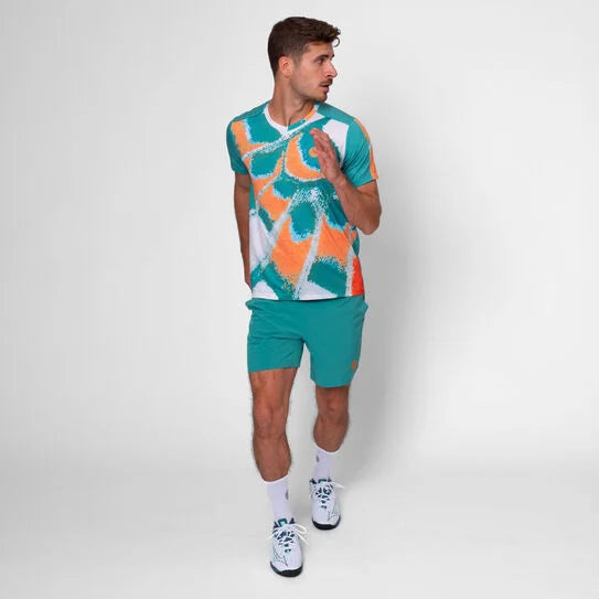 Short Hombre Bidi Badu Melbourne 2025 7inch Shorts Men-Petrol Orange