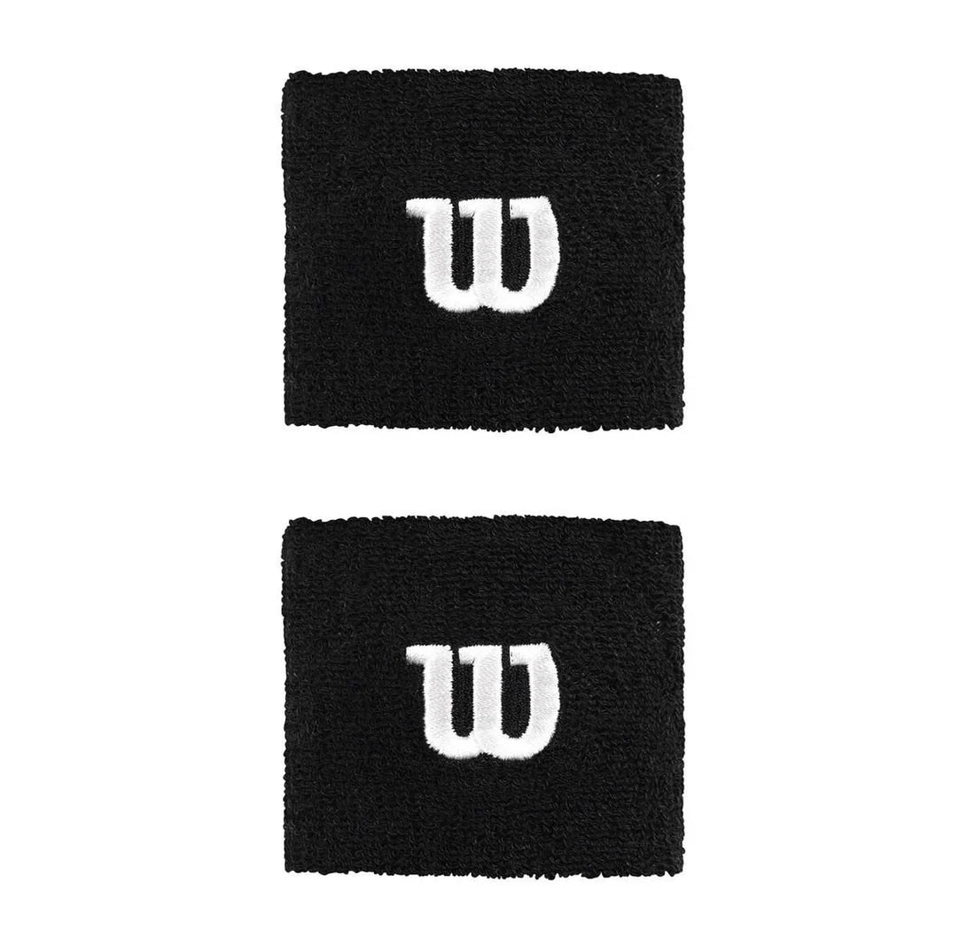 Muñequera Deportiva Wilson Black Corta x2