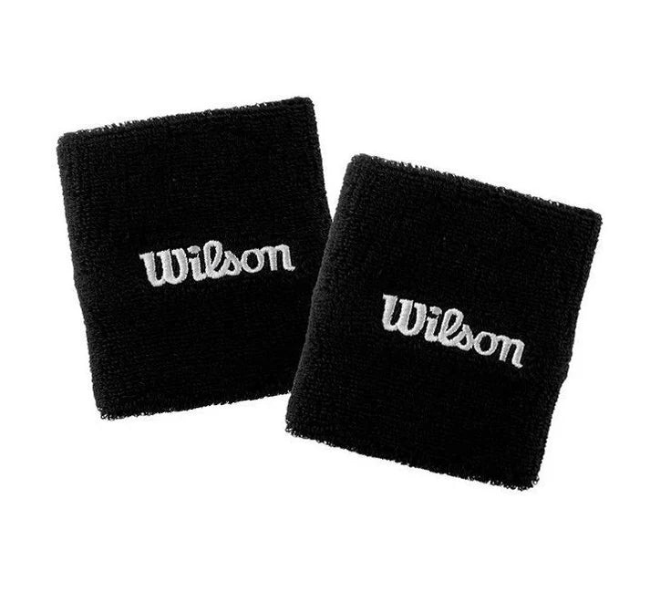 Muñequera Deportiva Wilson Black Larga x2