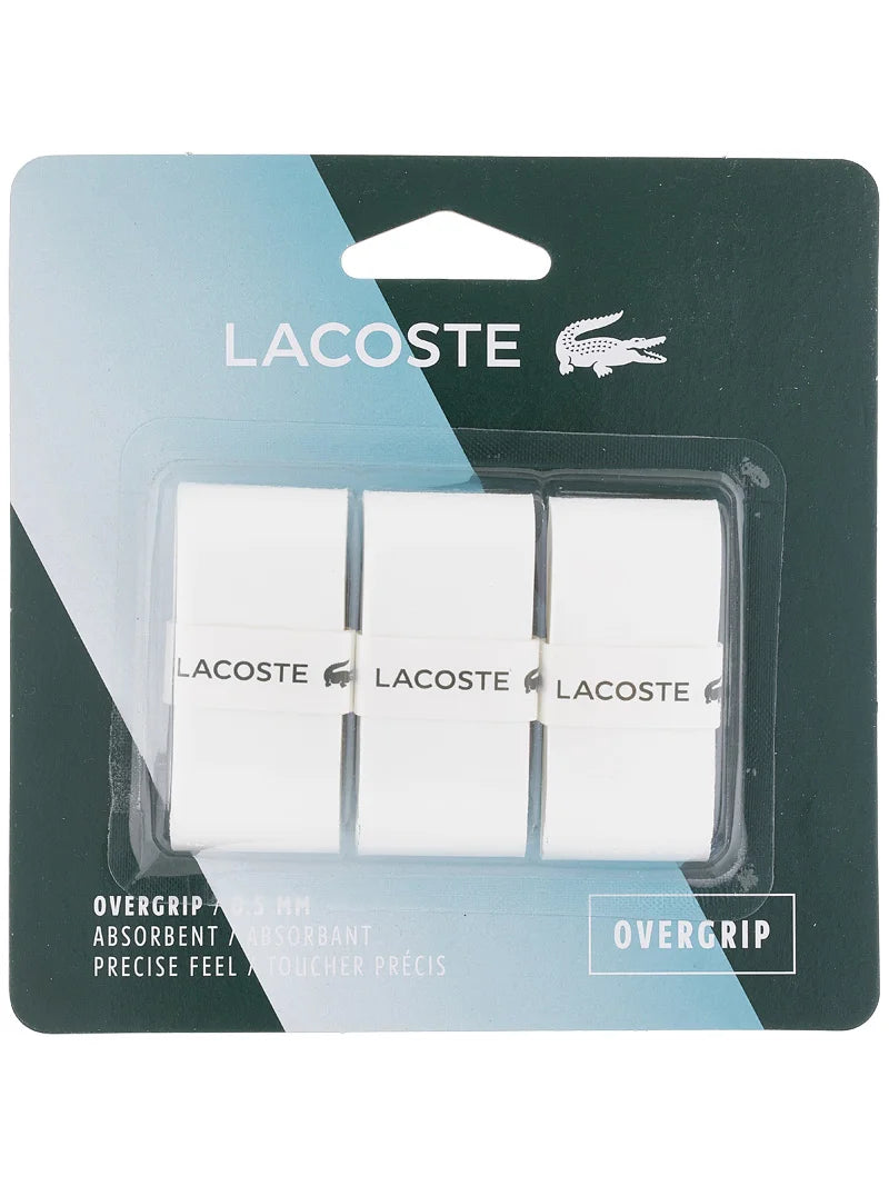 Overgrip Lacoste Blanco x3