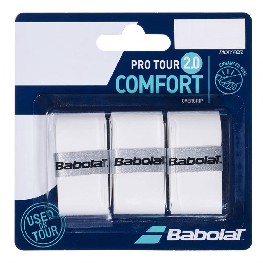 Overgrip Babolat Pro Tour Comfort 2.0 Blanco