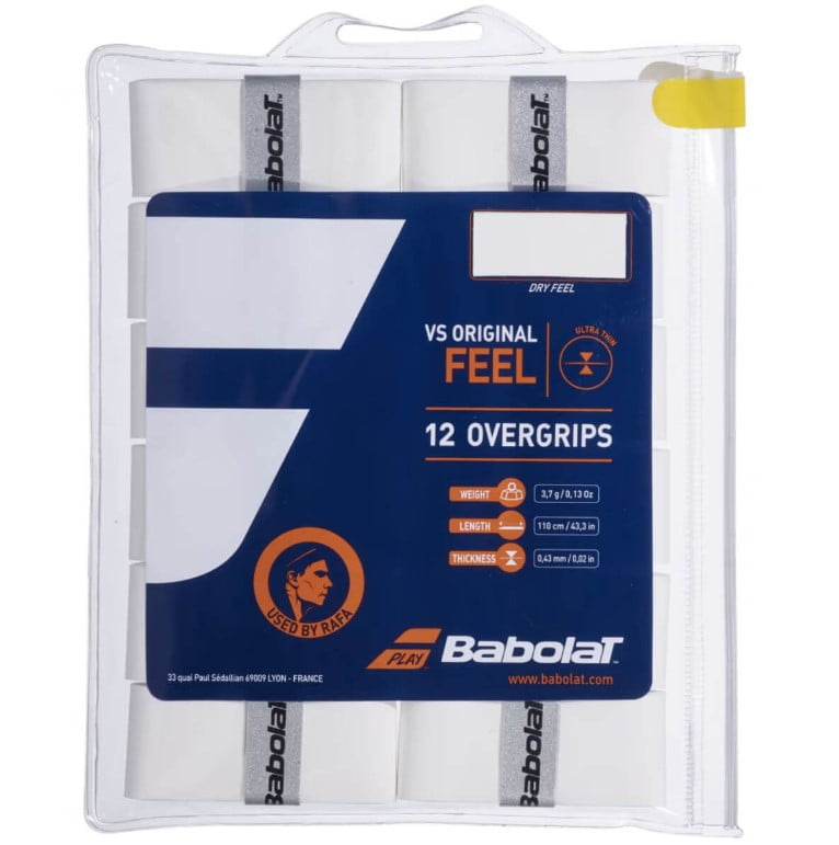 Overgrip Babolat Vs Original Feel Blanco 12 Pack