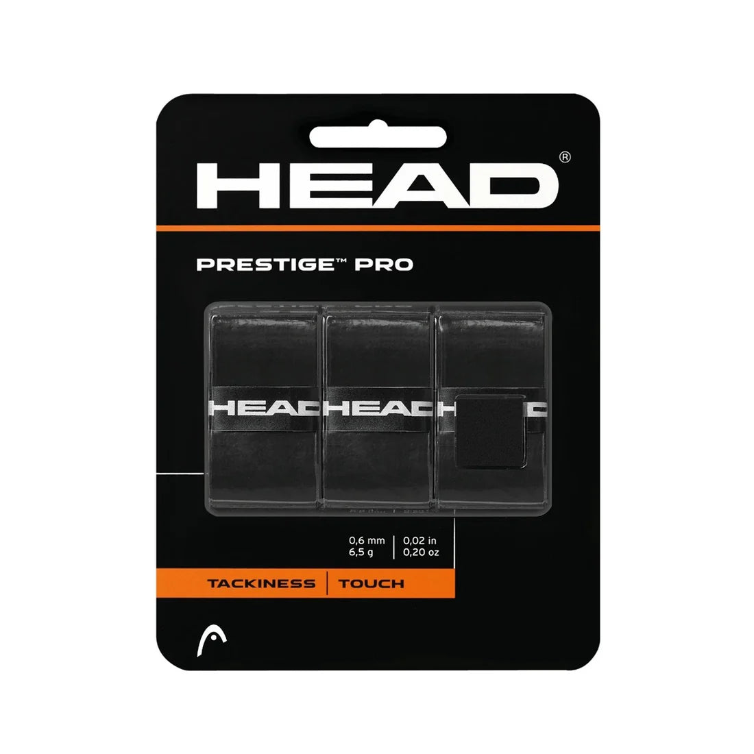 Overgrip Head Prestige Pro Black x3