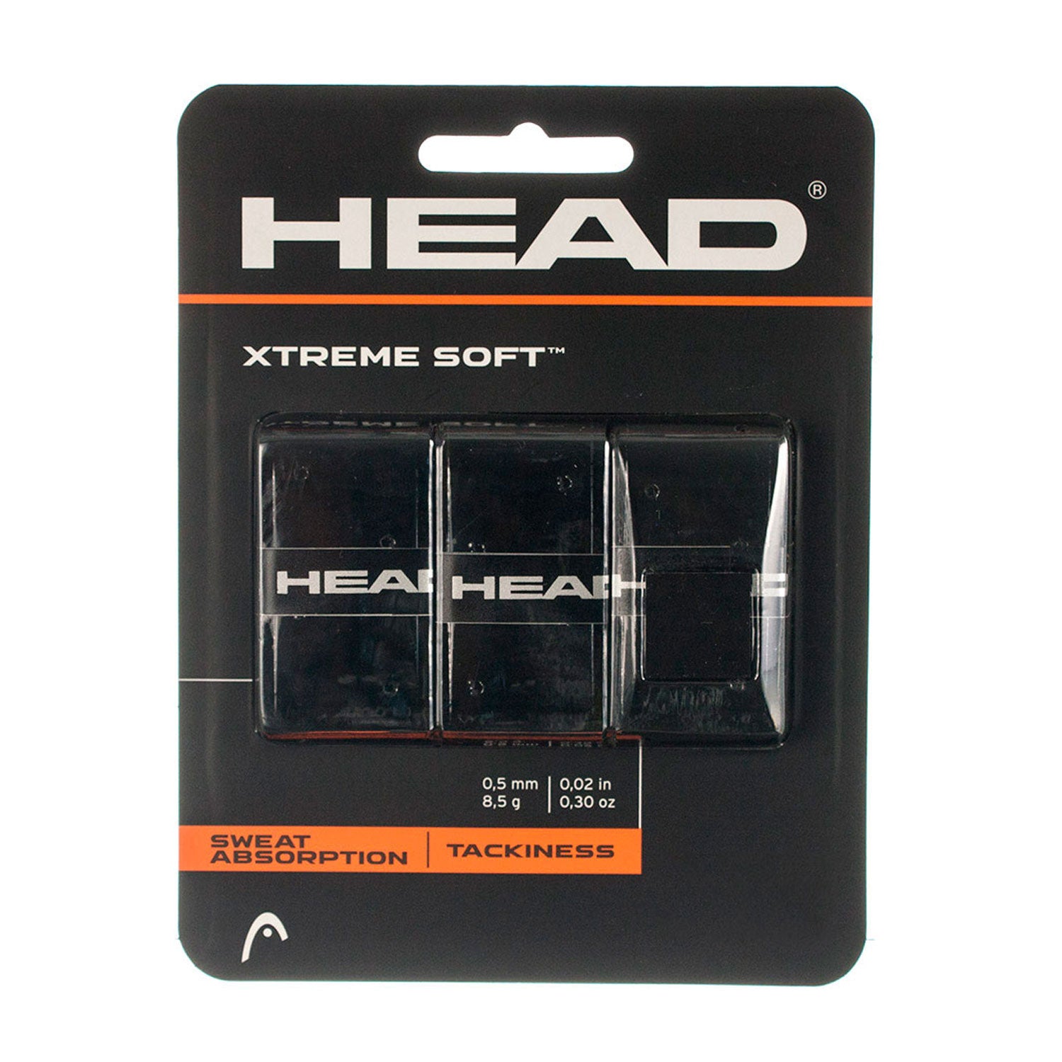 Overgrip Head Xtreme Soft Black x3