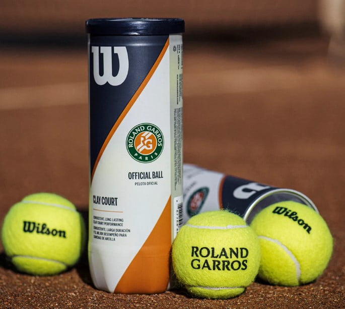 Pelotas de Tenis Wilson Roland Garros Clay Court x3