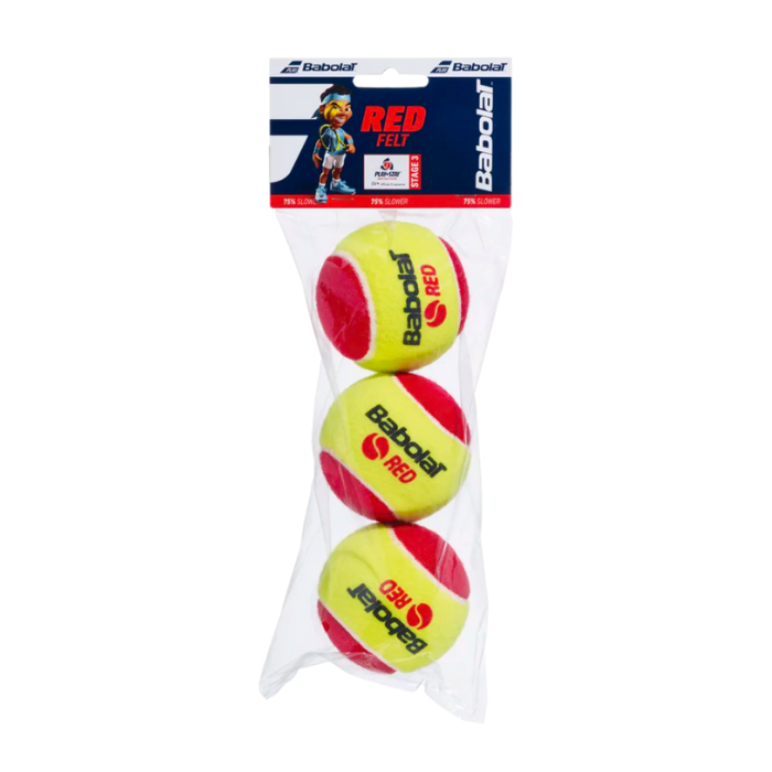 Pelotas de Tenis Babolat Baja Presión Red Felt