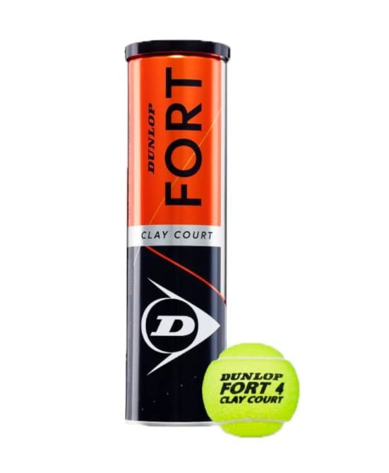 Pelotas de Tenis Dunlop Fort Clay x4