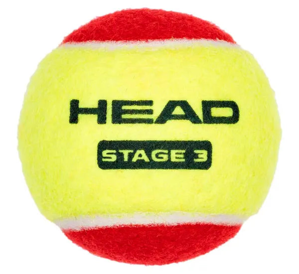 Pelotas de Tenis Head Baja Presión Red Stage 3