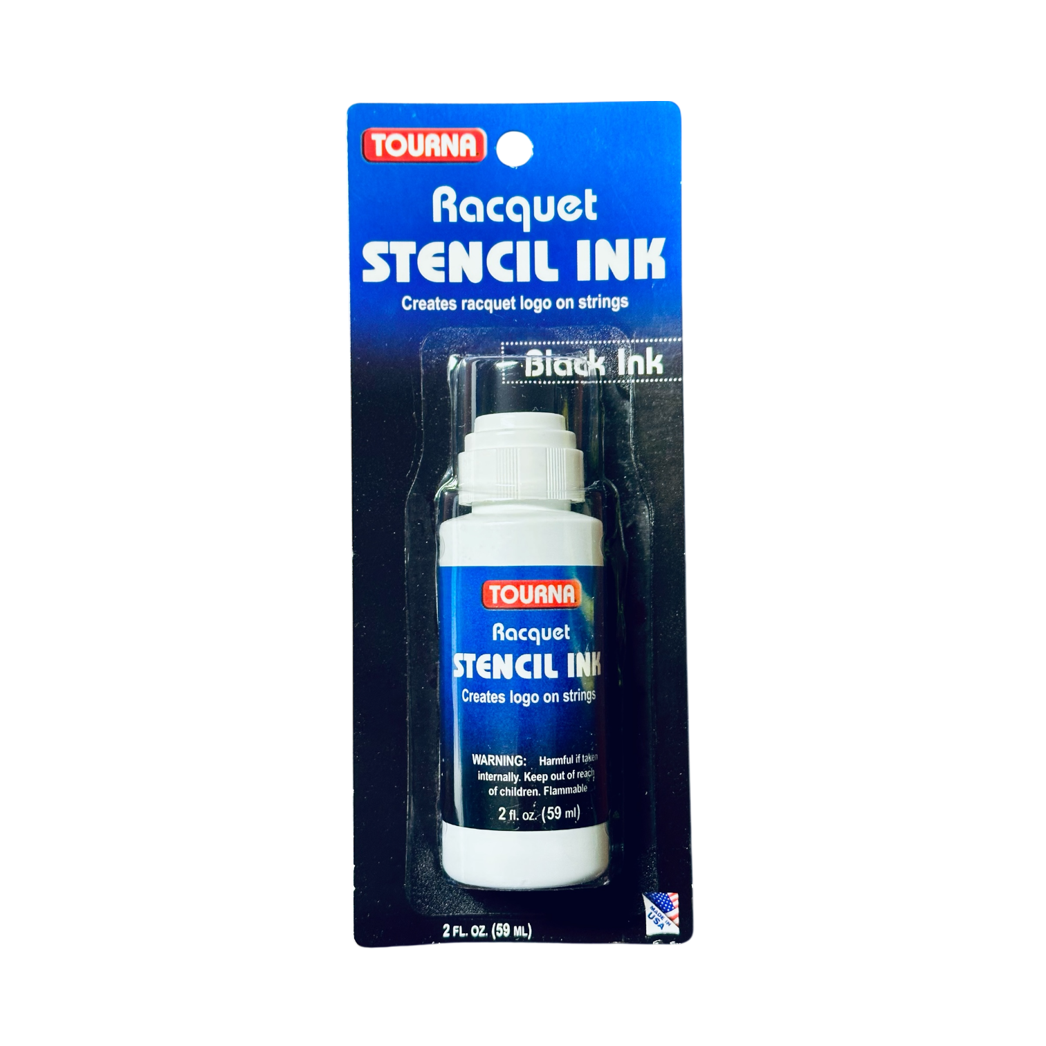 Plumon Raqueta Tenis Tourna Stencil Ink Black