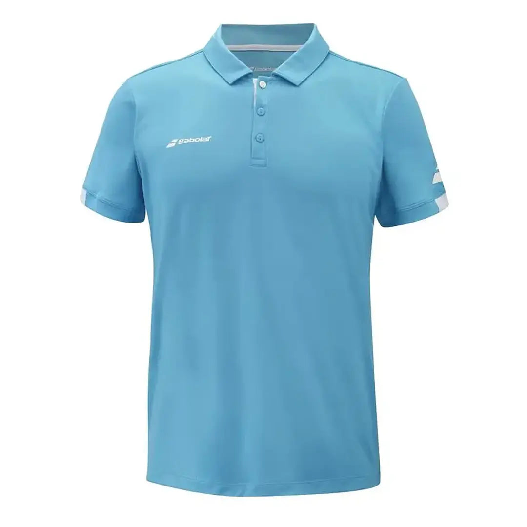 Polera Hombre Babolat Play Polo Cyan Blue S
