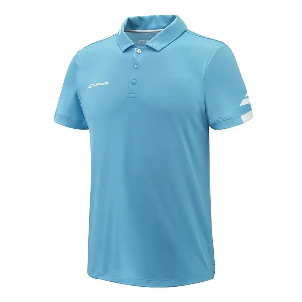 Polera Hombre Babolat Play Polo Cyan Blue S