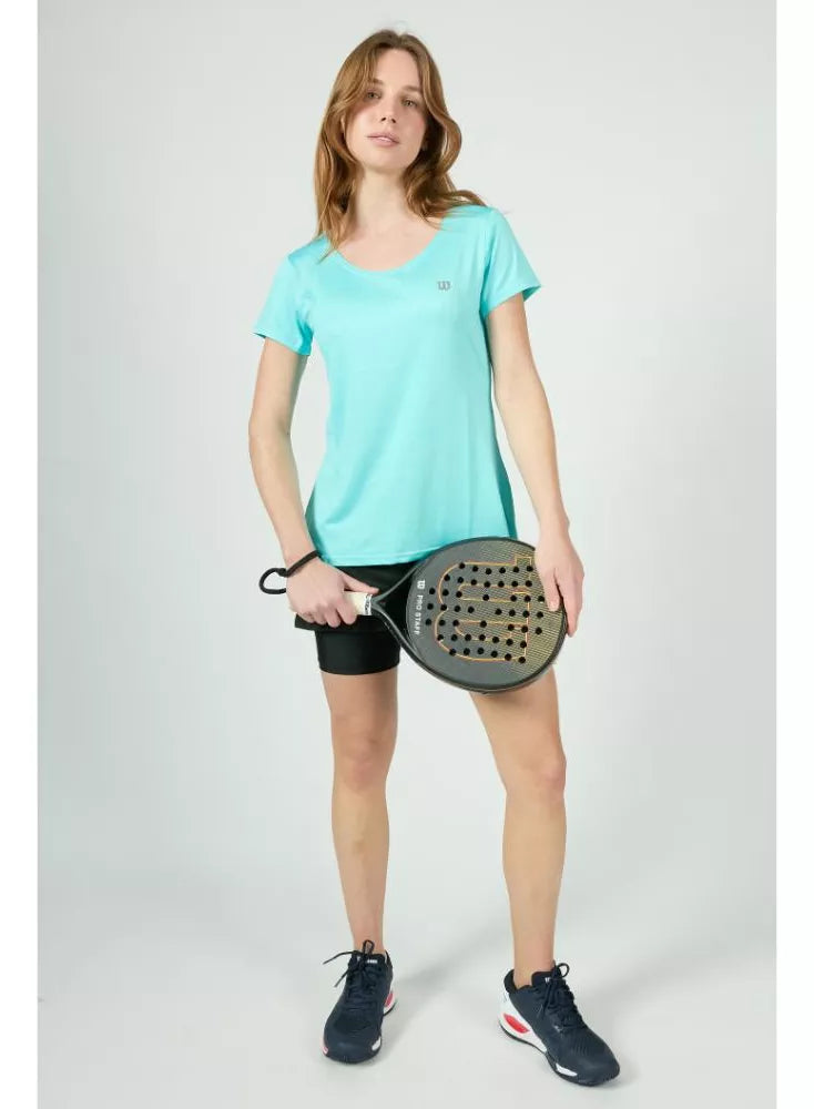 Polera Mujer Wilson TShirt Celeste L