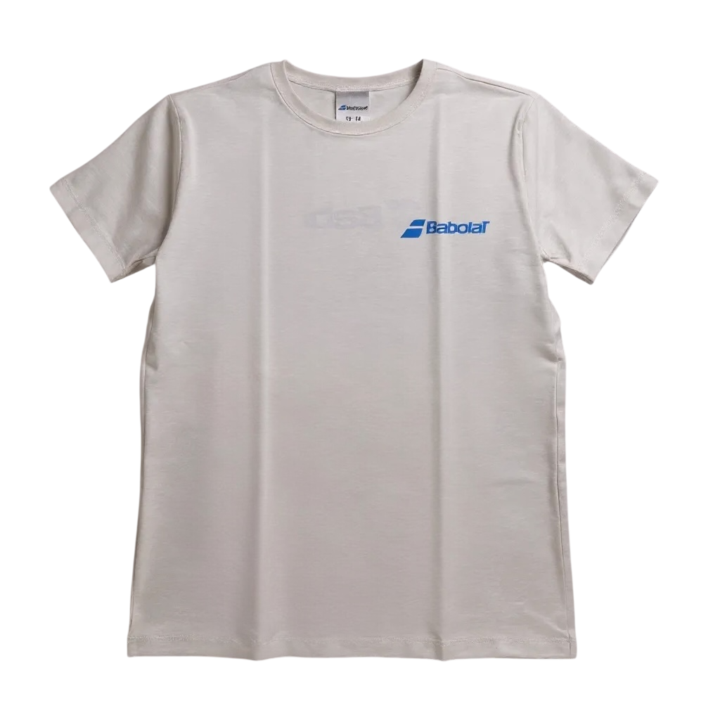 Polera Babolat Niño Blanca Talla 10-12