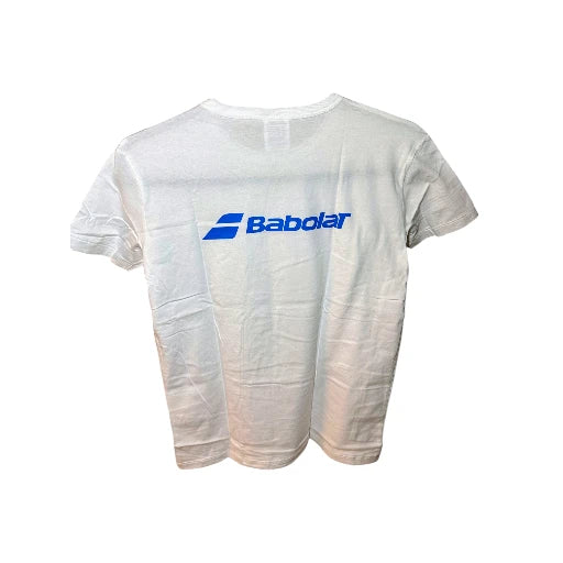 Polera Babolat Niño Blanca Talla 12-14