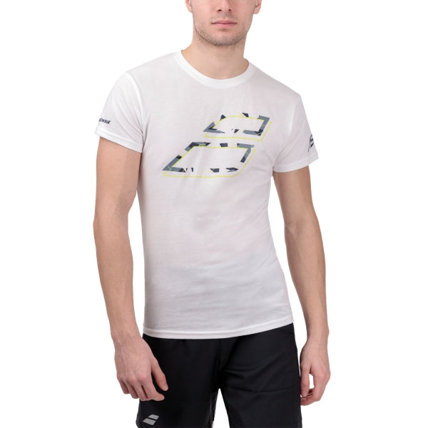 Polera Hombre Babolat Aero Cotton Tee Men White L