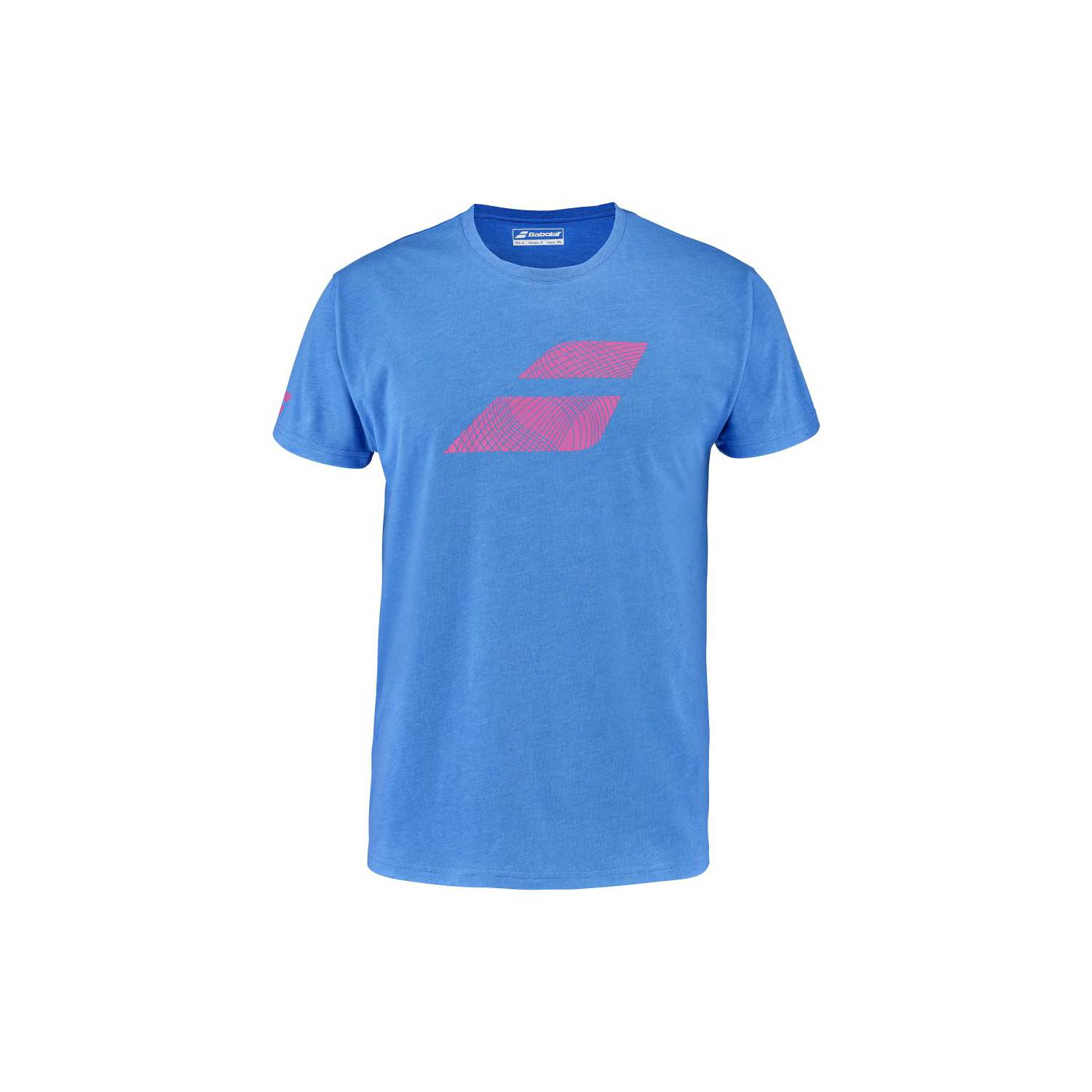 Polera Hombre Babolat Exercise Big Flag Tee Men Blue L