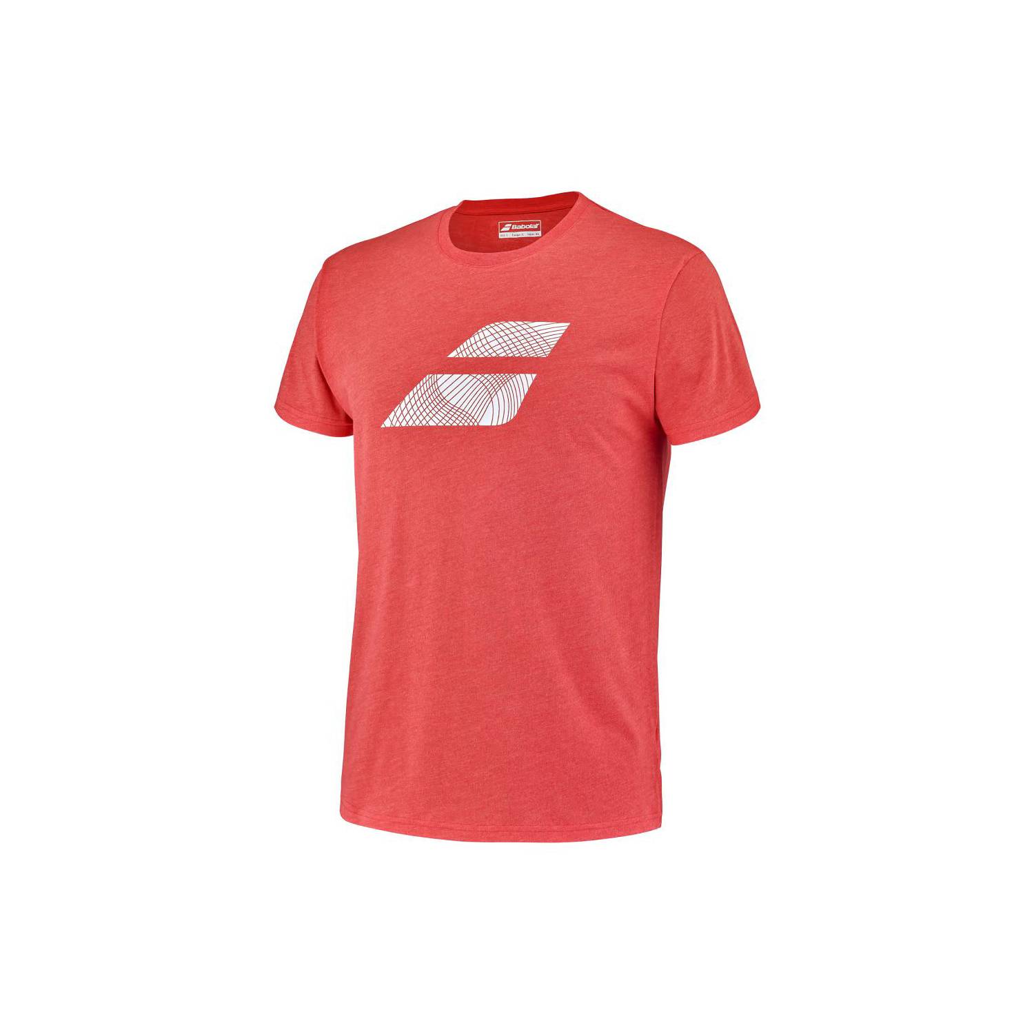 Polera Hombre Babolat Exercise Big Flag Tee Men / Poppy Red L