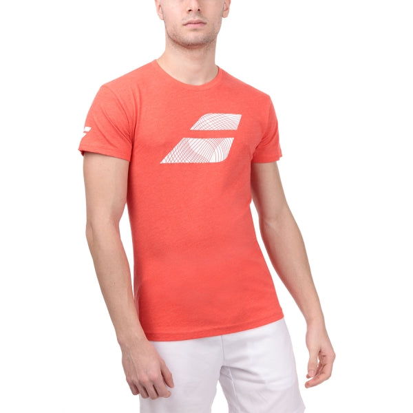 Polera Hombre Babolat Exercise Big Flag Tee Men / Poppy Red L