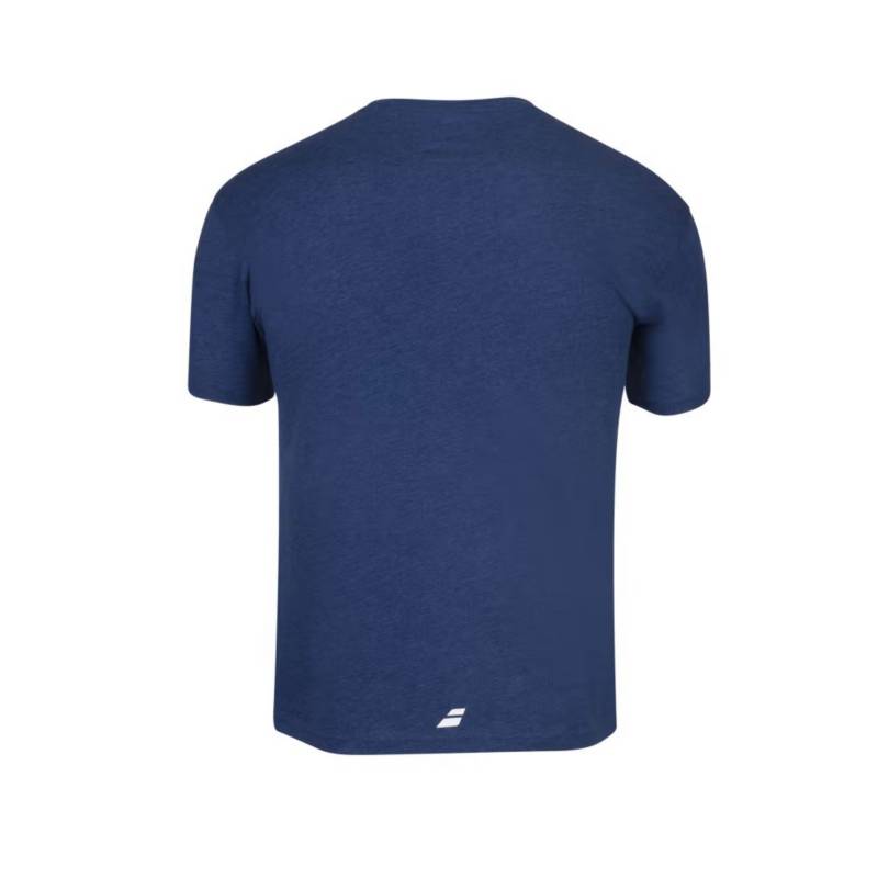 Polera Hombre Babolat Exercise Vintage Tee Men Estate Blue L