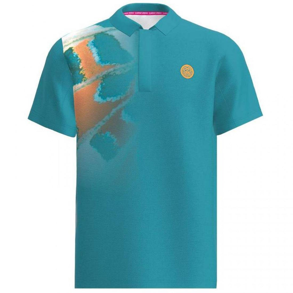 Polera Hombre Bidi Badu Melbourne 2025 Polo Men-Petrol Orange Talla M