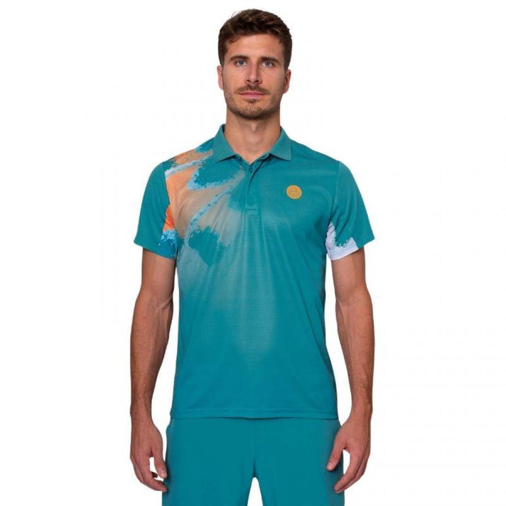 Polera Hombre Bidi Badu Melbourne 2025 Polo Men-Petrol Orange Talla M