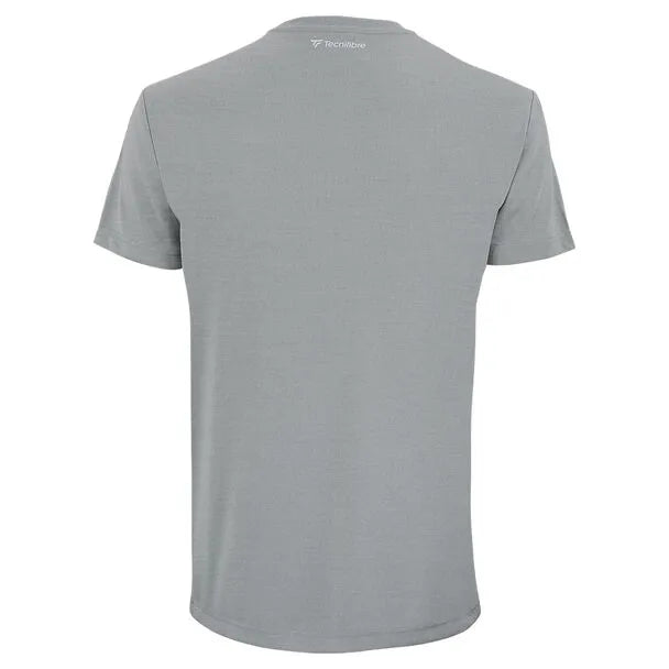 Polera Hombre Deportiva Tecnifibre Team Tech Tee Silver M