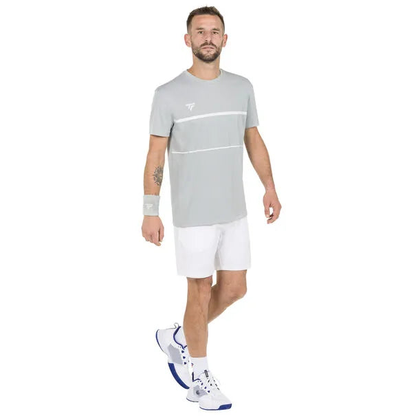 Polera Hombre Deportiva Tecnifibre Team Tech Tee Silver M