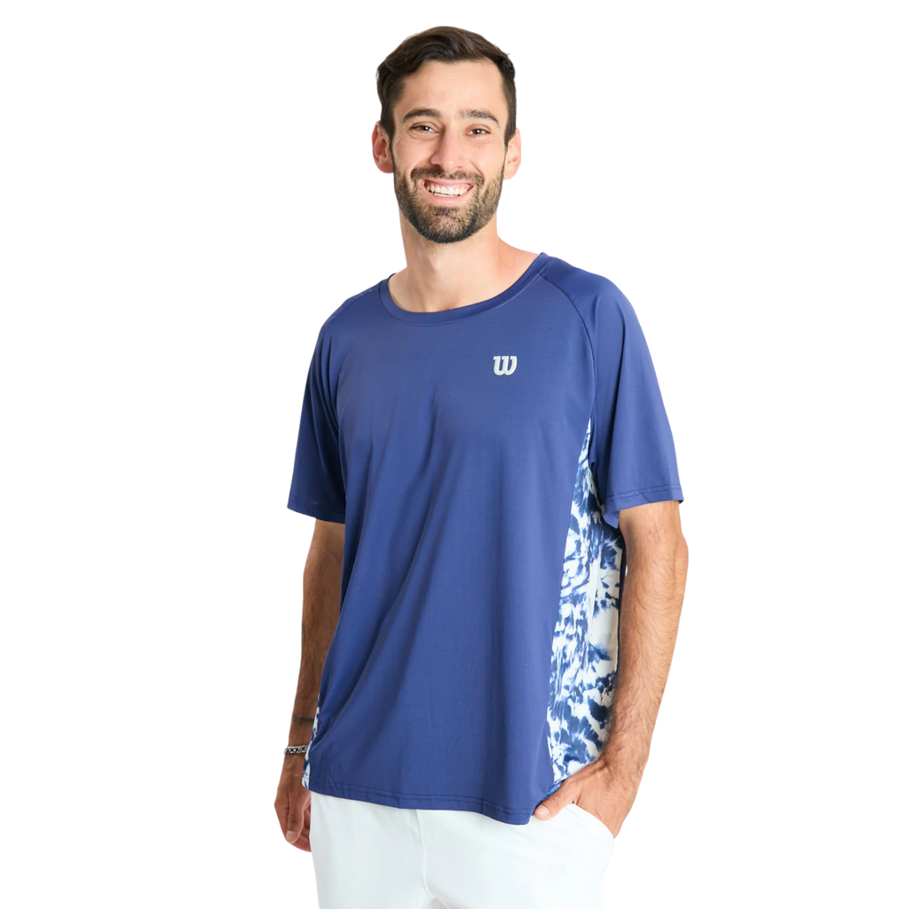 Polera Hombre Deportiva Wilson Azul L