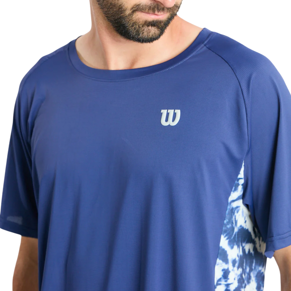Polera Hombre Deportiva Wilson Azul L