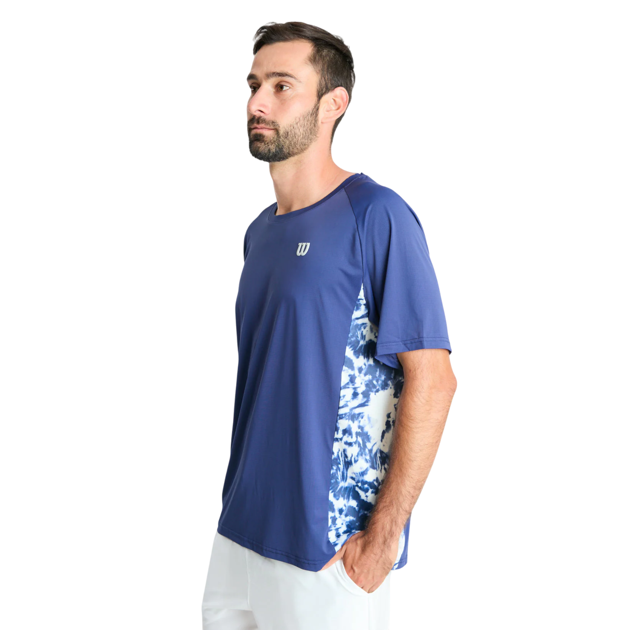 Polera Hombre Deportiva Wilson Azul L