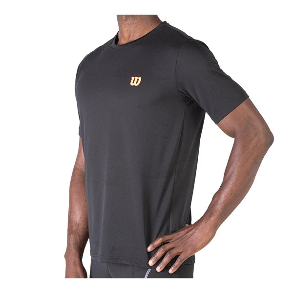 Polera Hombre Deportiva Wilson Calada Negra M
