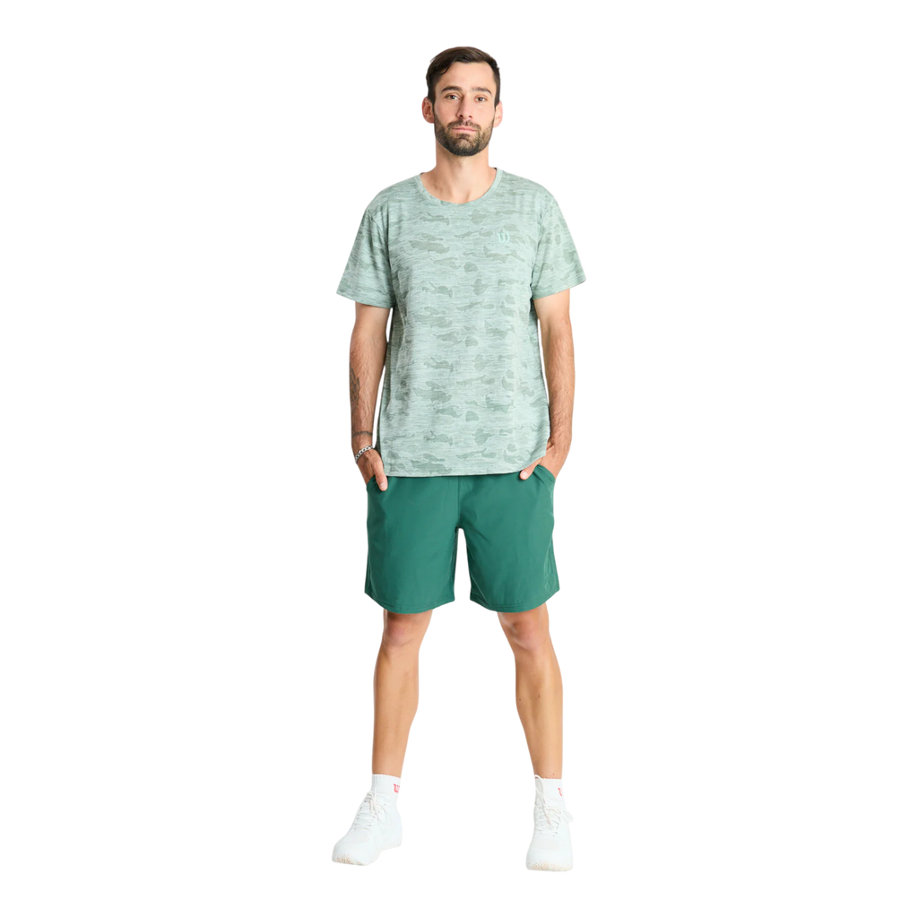 Polera Hombre Deportiva Wilson Camuflaje Verde L